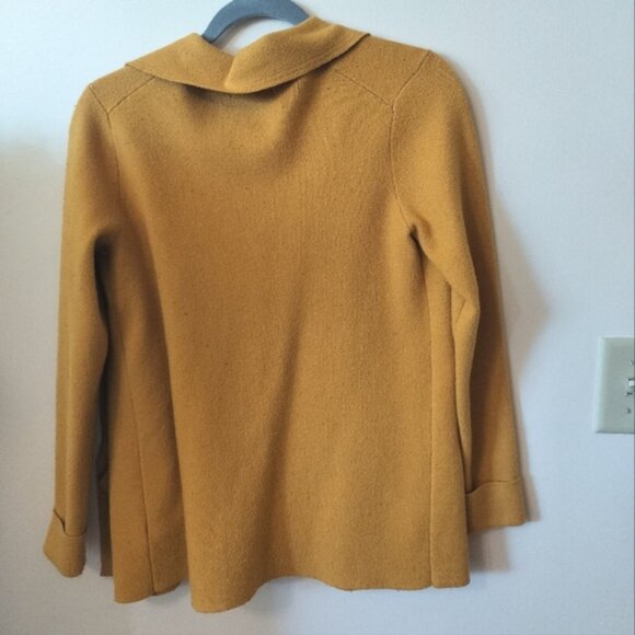 Rachel Zoe Yellow Sweater with Pockets XS Autumn Colored Sweater - Picture 2 of 4